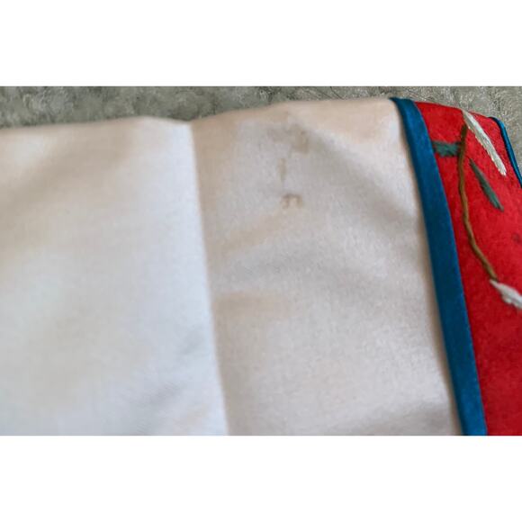 Vintage Satin Authentic Original Oriental Child’s 2 Piece Outfit Embroidered - Picture 11 of 12